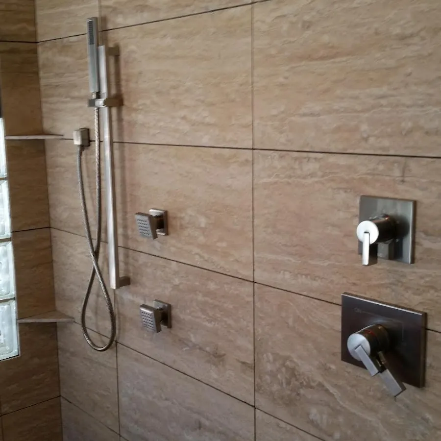Shower fixture installation for Water Heater Replacement in Countryside